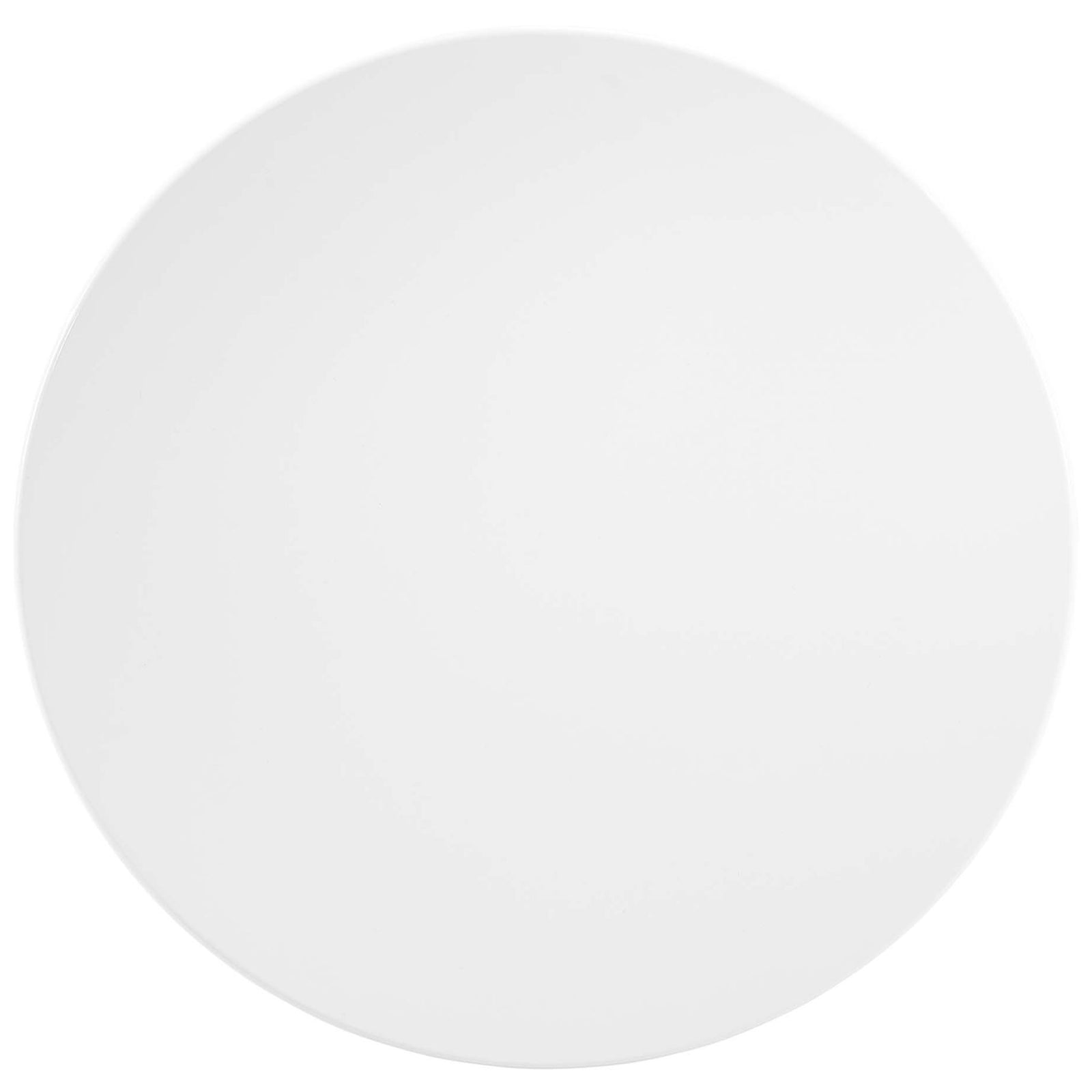 Smooth white round tabletop highlighting the Lippa side table's clean, modern look || EEI-5678-WHI-WHI || top_studio