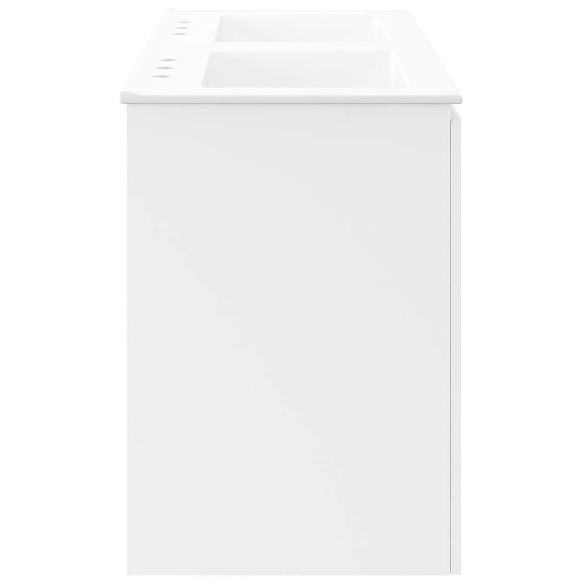 Slim, floating profile with seamless sides and minimalist edge detailing || EEI-5781-WHI-WHI || side_studio