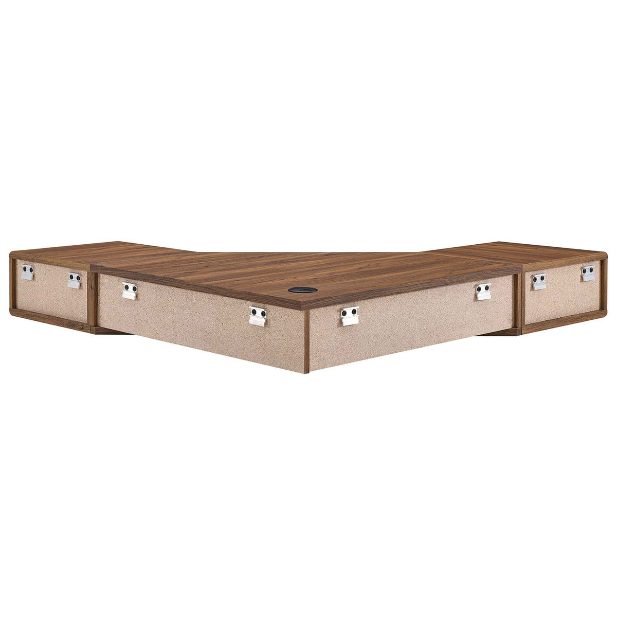 Sturdy wall-mount hardware for a secure, streamlined install || EEI-5862-WAL-WHI || back_angle_studio