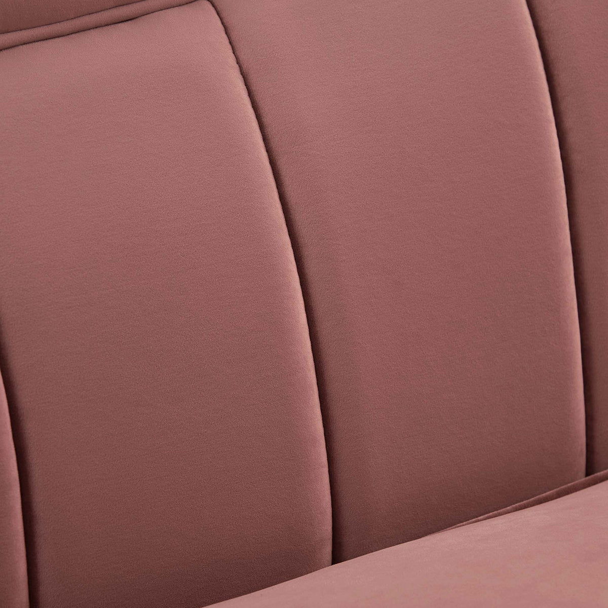 Rich performance velvet upholstery in dusty rose, highlighting the smooth, plush texture. || EEI-5874-DUS || swatch_studio