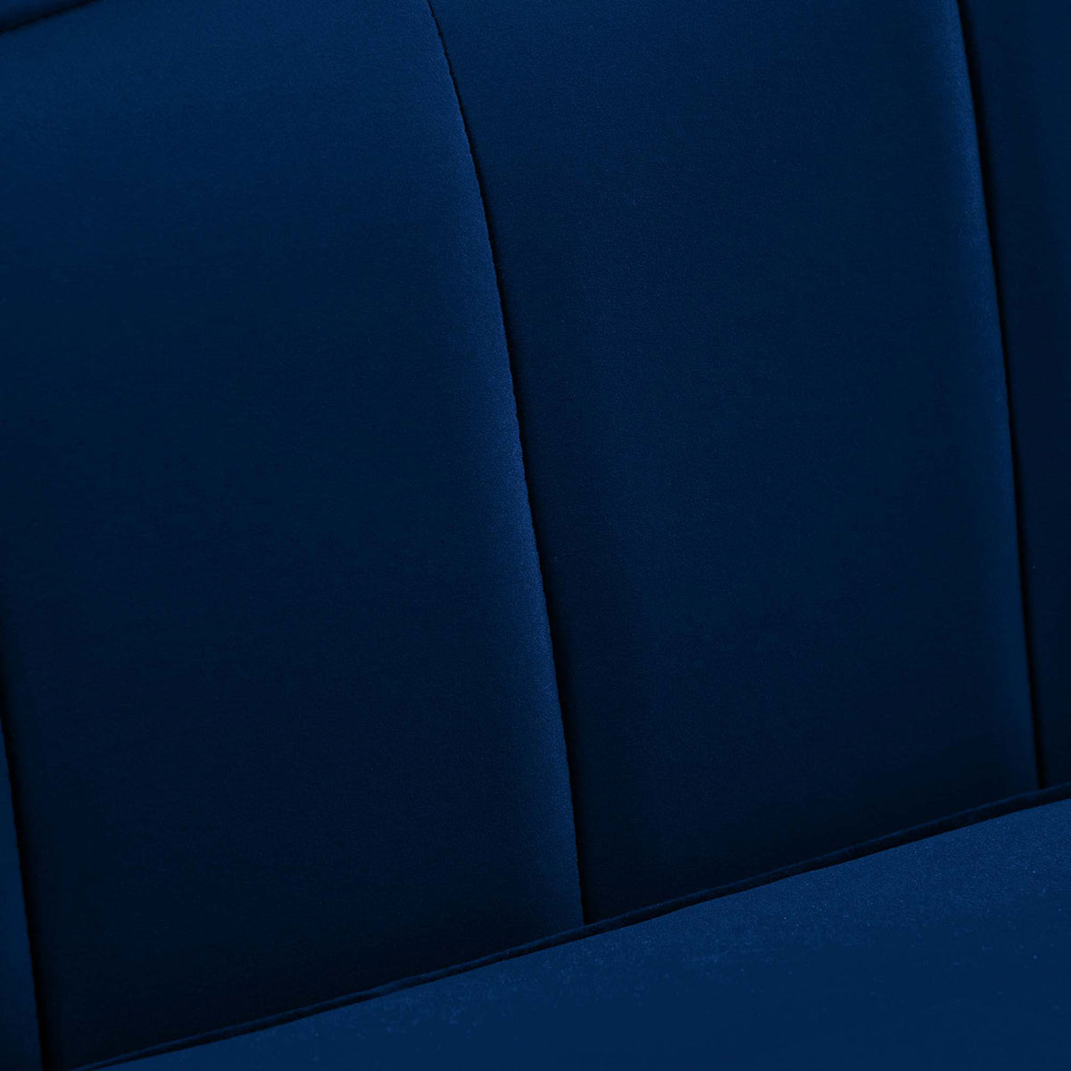 Rich navy performance velvet upholstery showcasing the soft, smooth texture and deep color || EEI-5874-NAV || swatch_studio