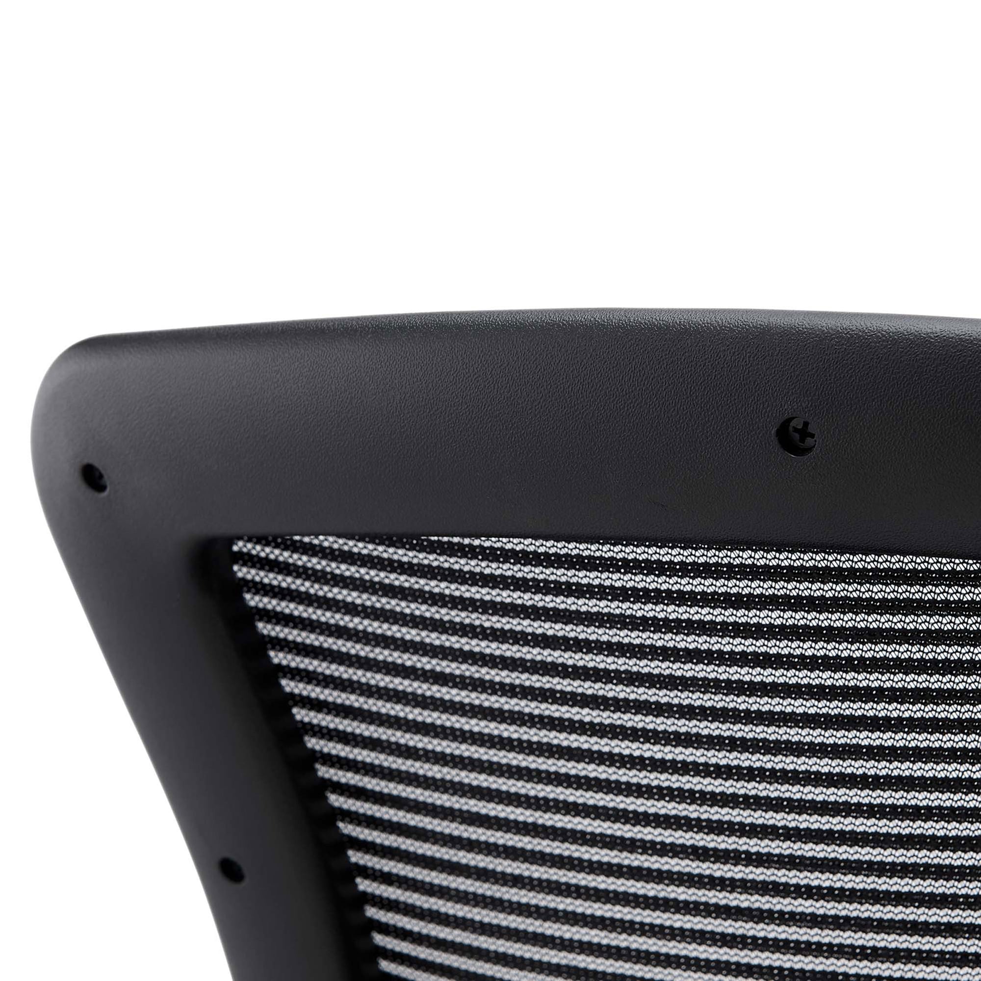 Edgemont Vinyl Office Chair Black