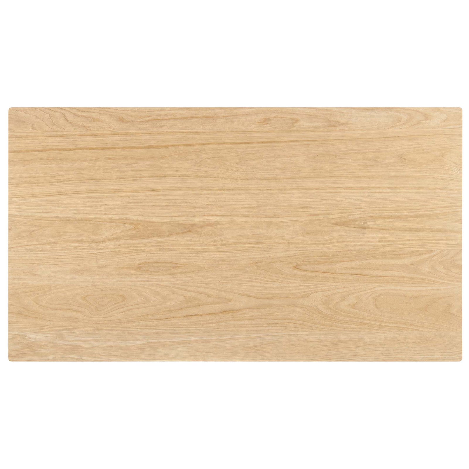 Wide oak tabletop highlighting natural wood grain pattern and smooth, easy-clean surface || EEI-6017-OAK-OAK || top_studio