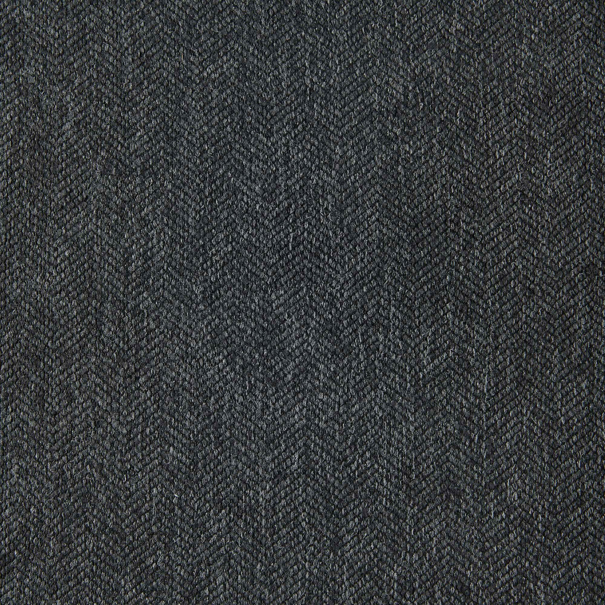Detail of the Corland loveseat charcoal herringbone fabric showing subtle texture and tonal variation || EEI-6021-CHA || swatch_studio