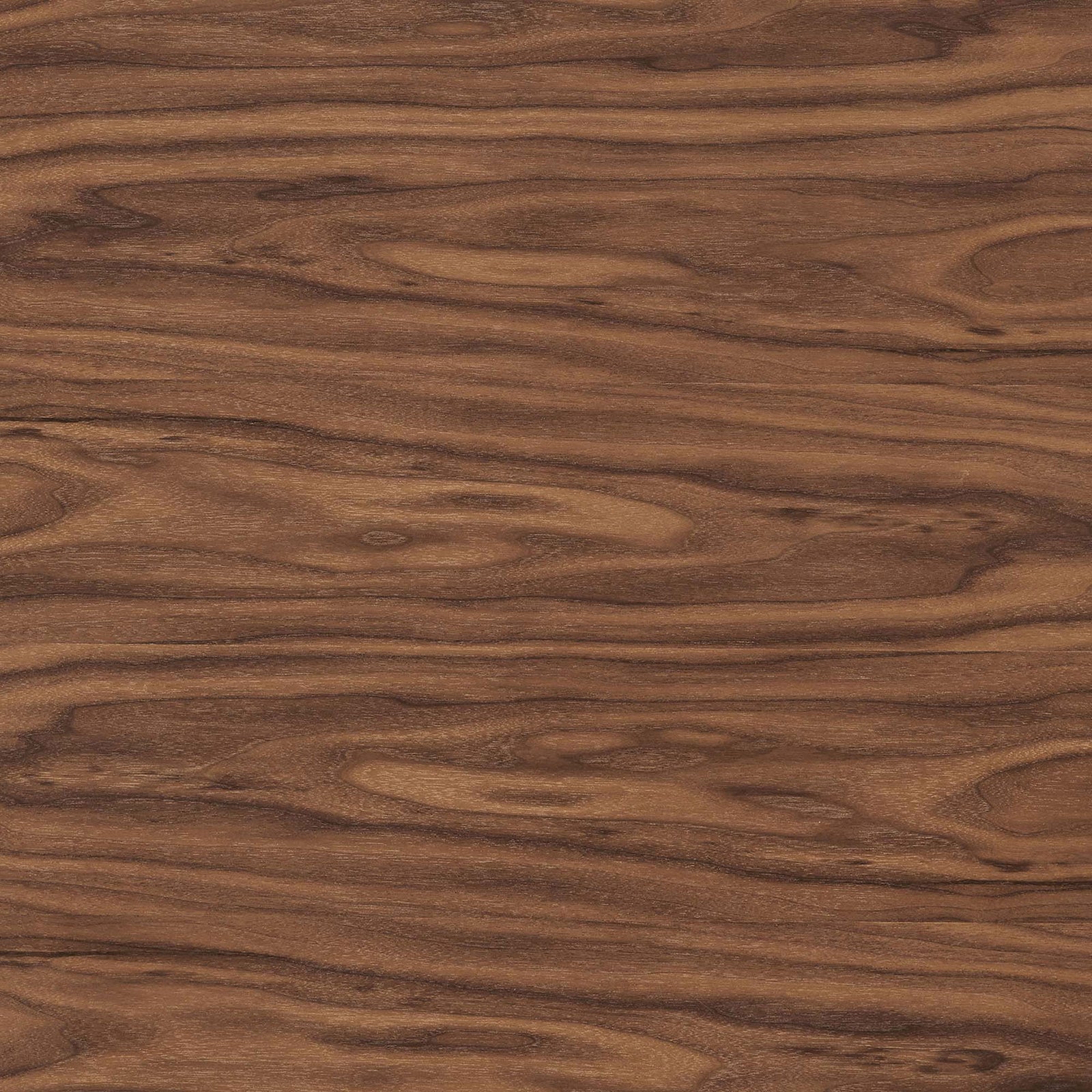 Walnut wood veneer finish with warm brown tones and pronounced mid-century inspired grain pattern || EEI-6065-WAL-SET || swatch_studio