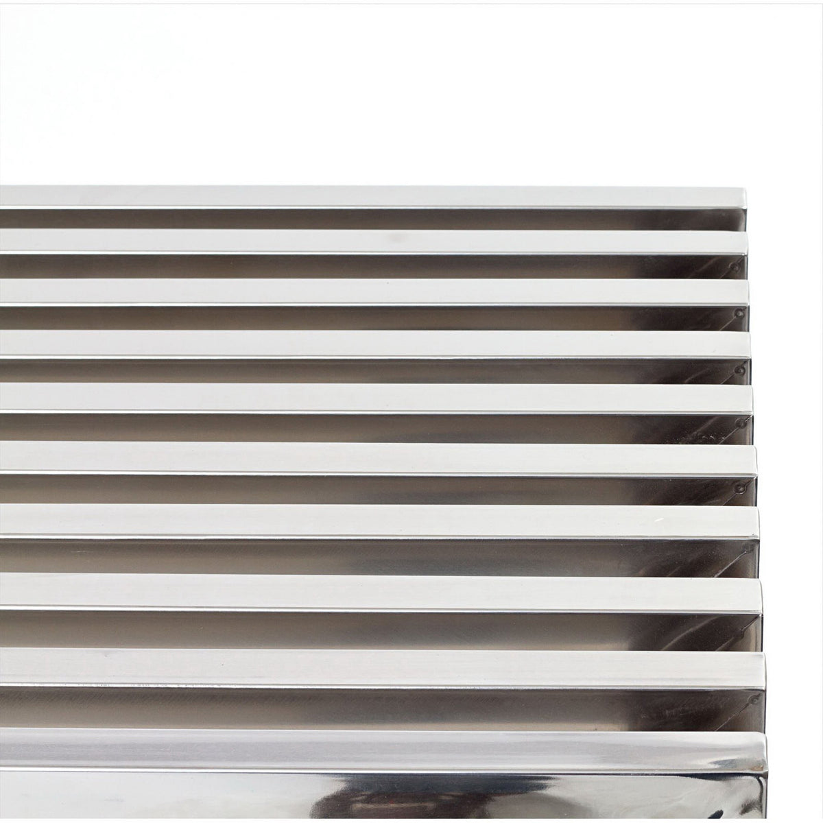Gridiron Stainless Steel Bench Silver