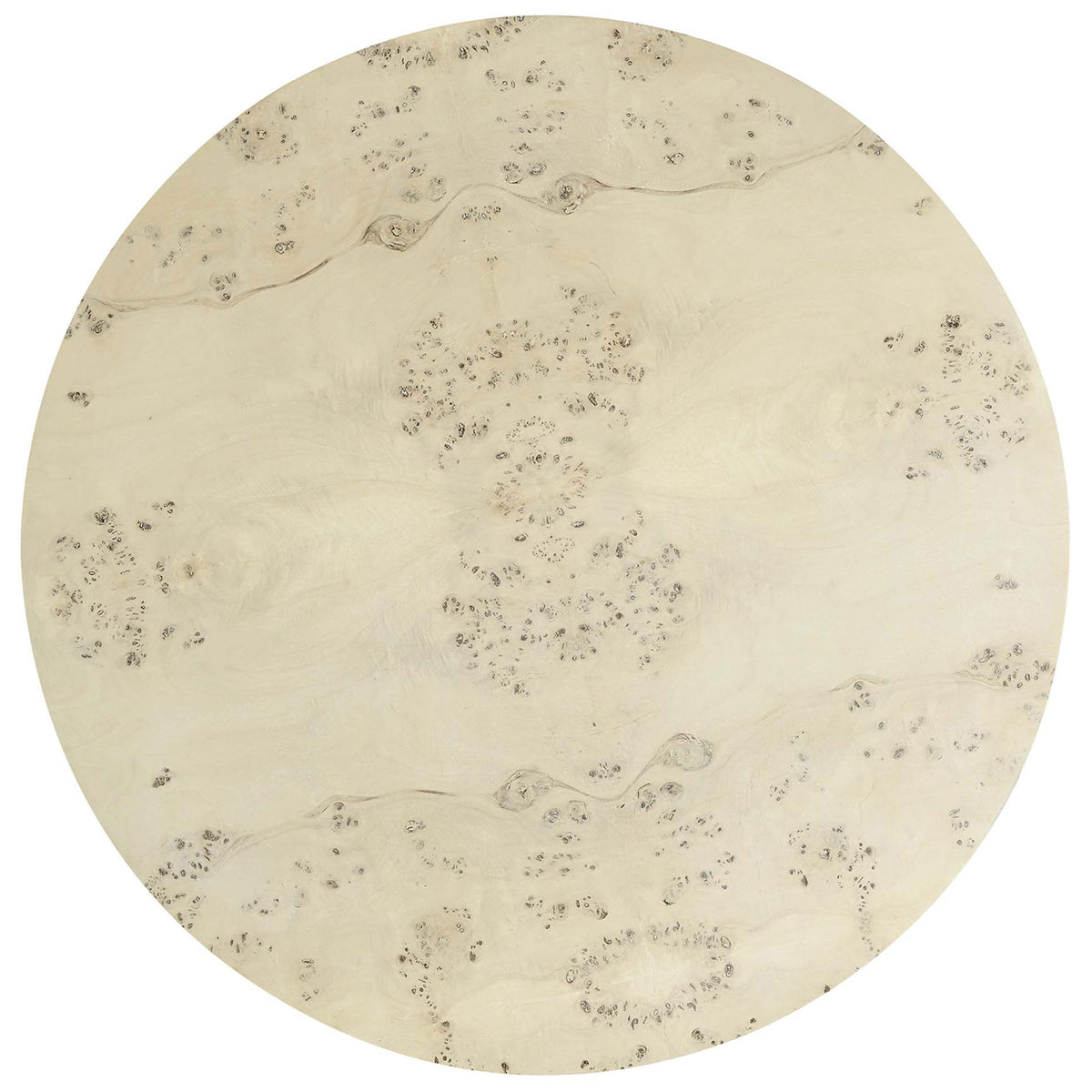 Expansive 35-inch tabletop showcases swirling mappa burl character with natural variation || EEI-6274-BLB || top_studio