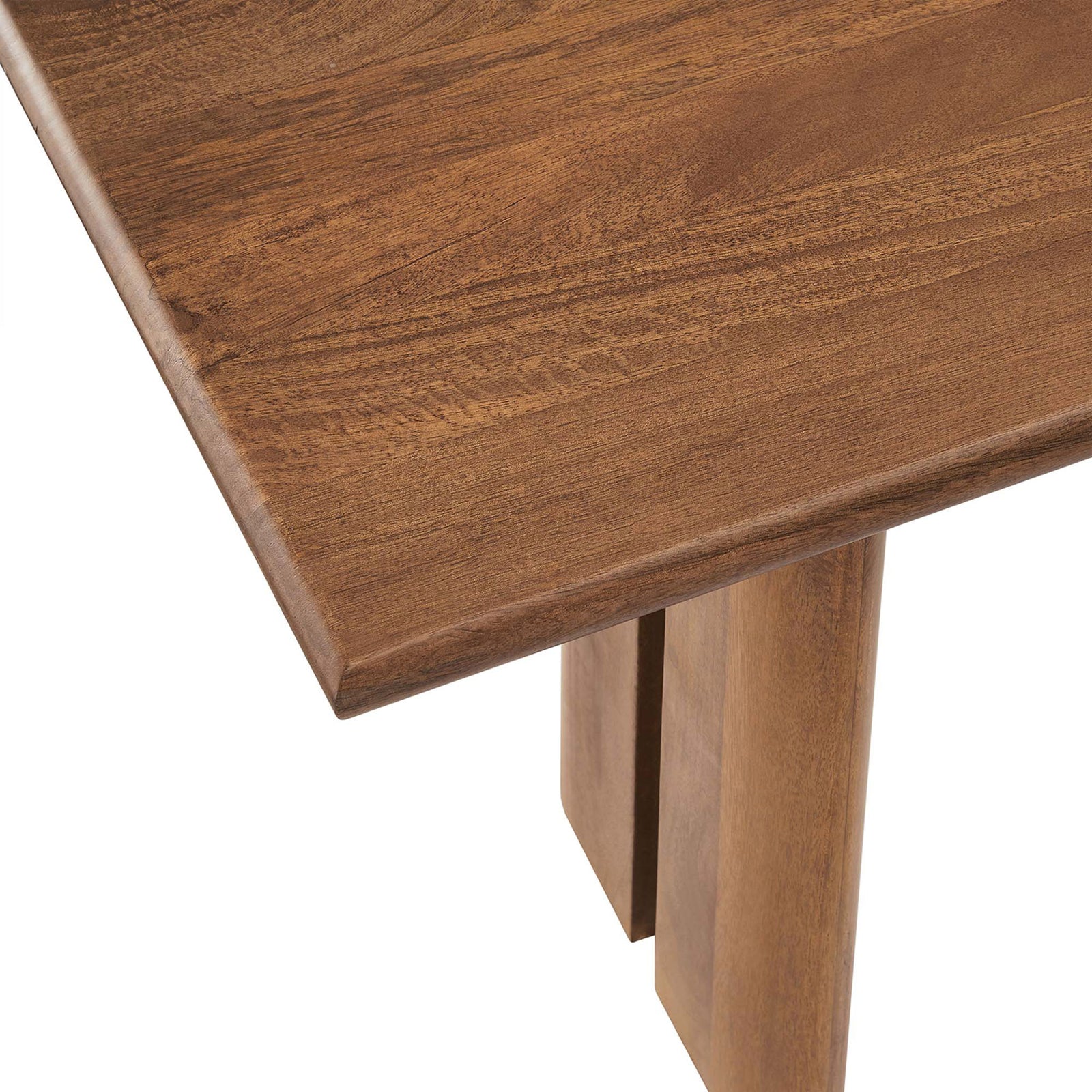 Rounded corner and fine wood grain deliver a polished, organic look. || EEI-6344-WAL || detail_studio