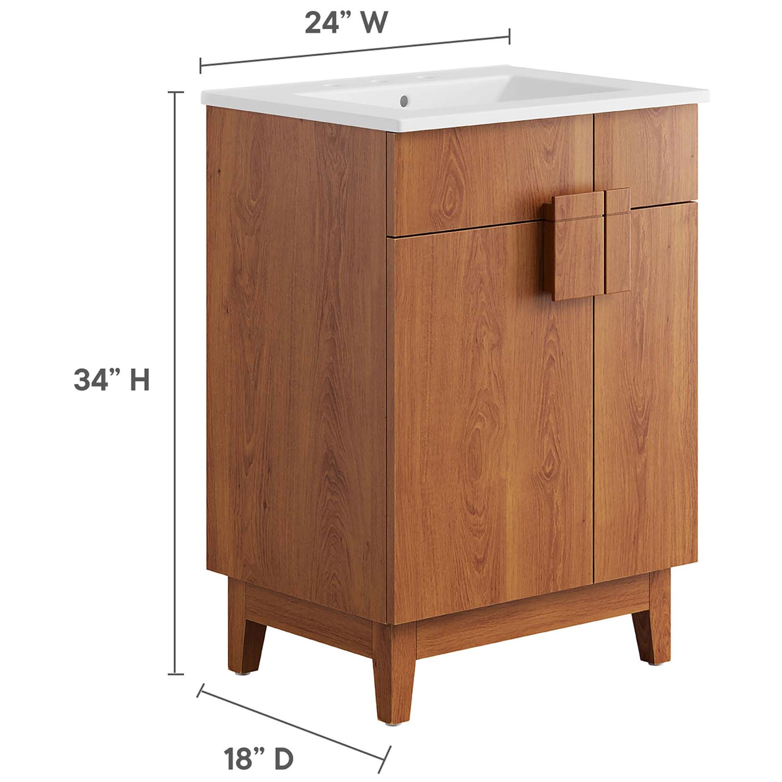 Compact design maximizes storage without crowding small bathrooms. || EEI-6482-WHI-WAL || dimension_studio