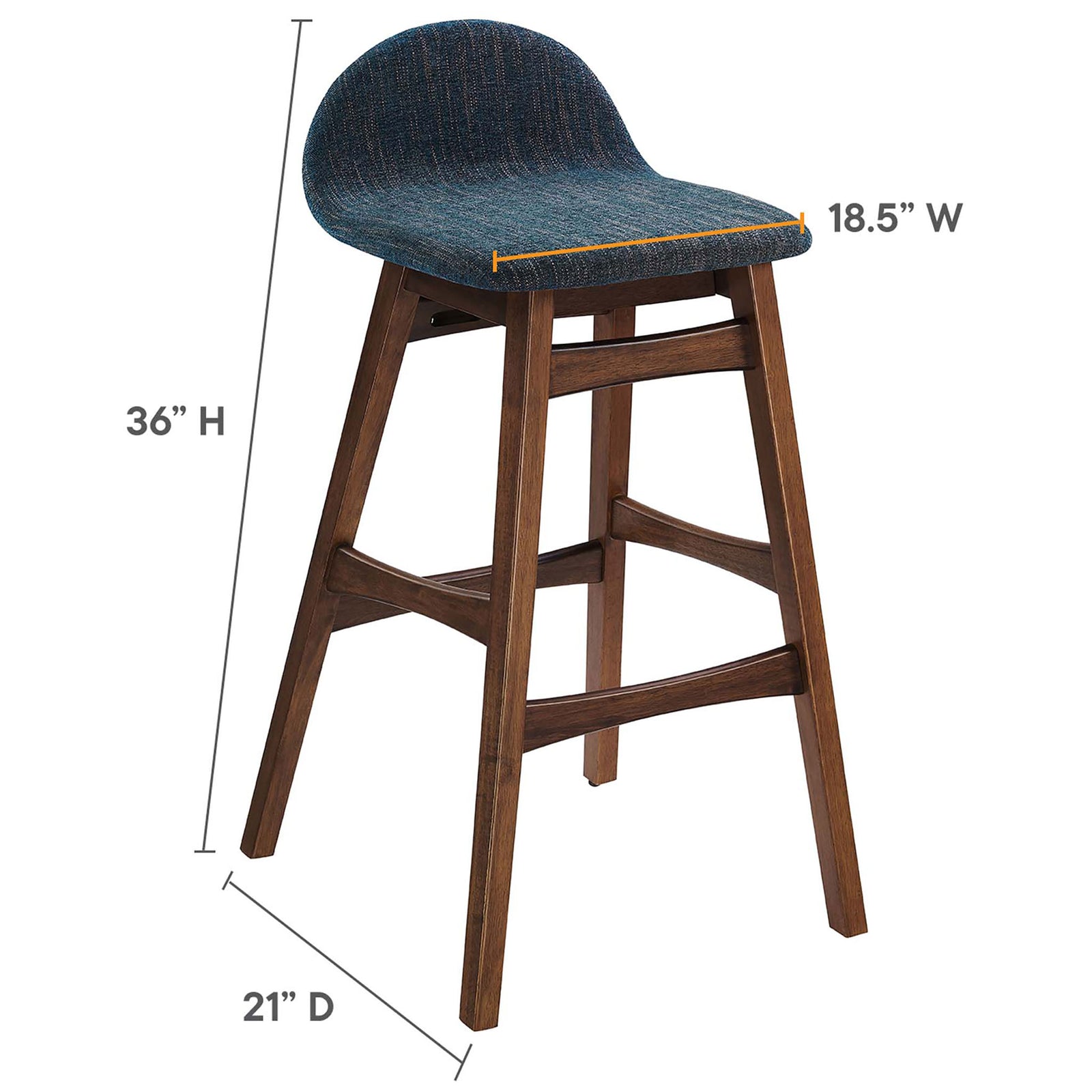 Proportions balance a roomy seat with a stable base for confident, everyday use. || EEI-6553-HEA || dimension_studio