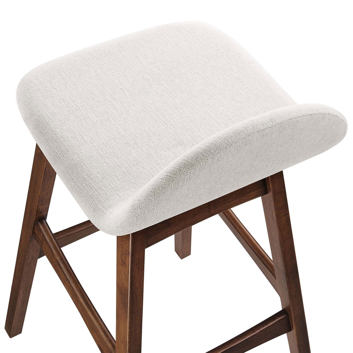 Soft, woven heathered texture with a rounded front lip for easy seating || EEI-6553-HEI || detail_studio