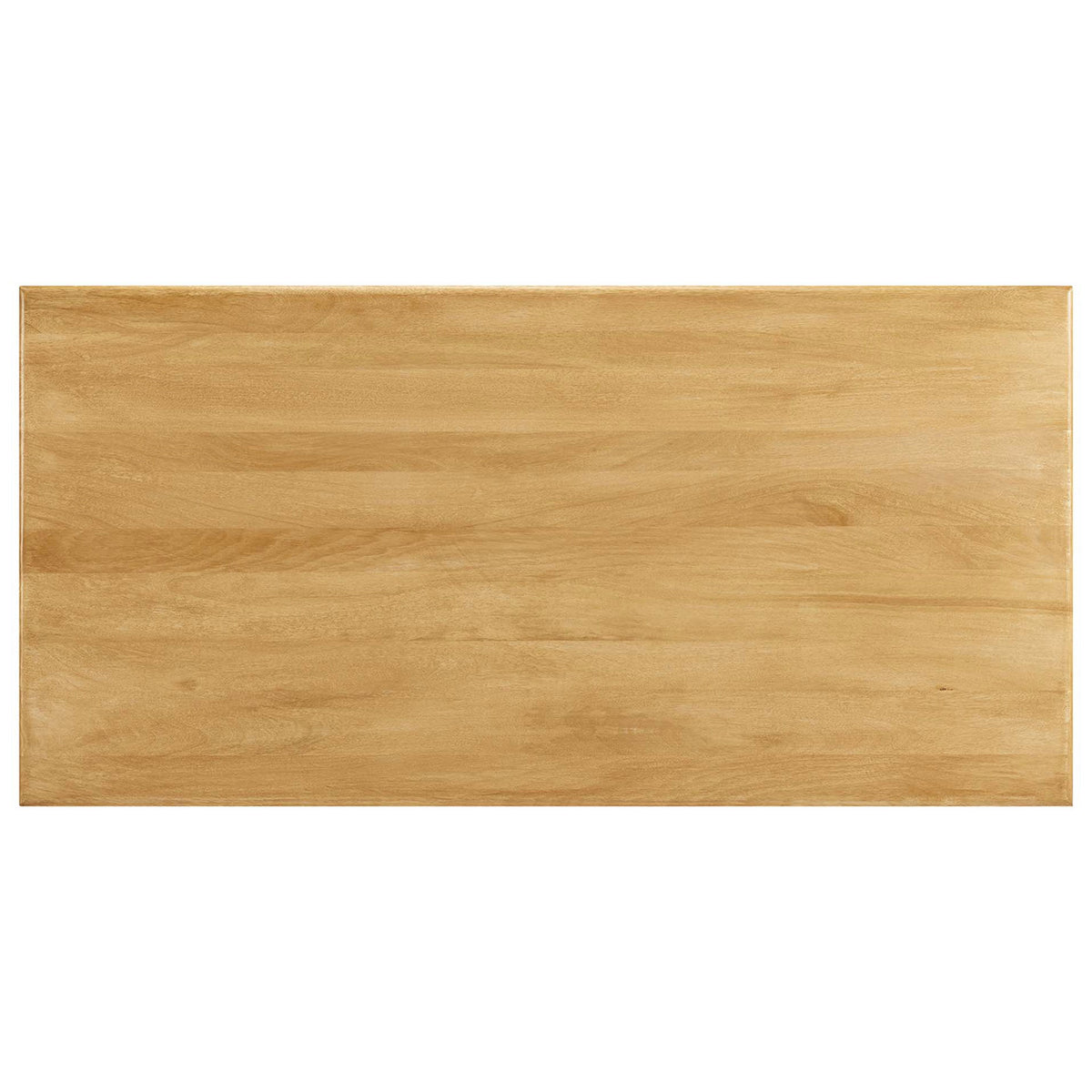 Spacious oak tabletop with smooth rectangular surface for family dining || EEI-6593-OAK || top_studio