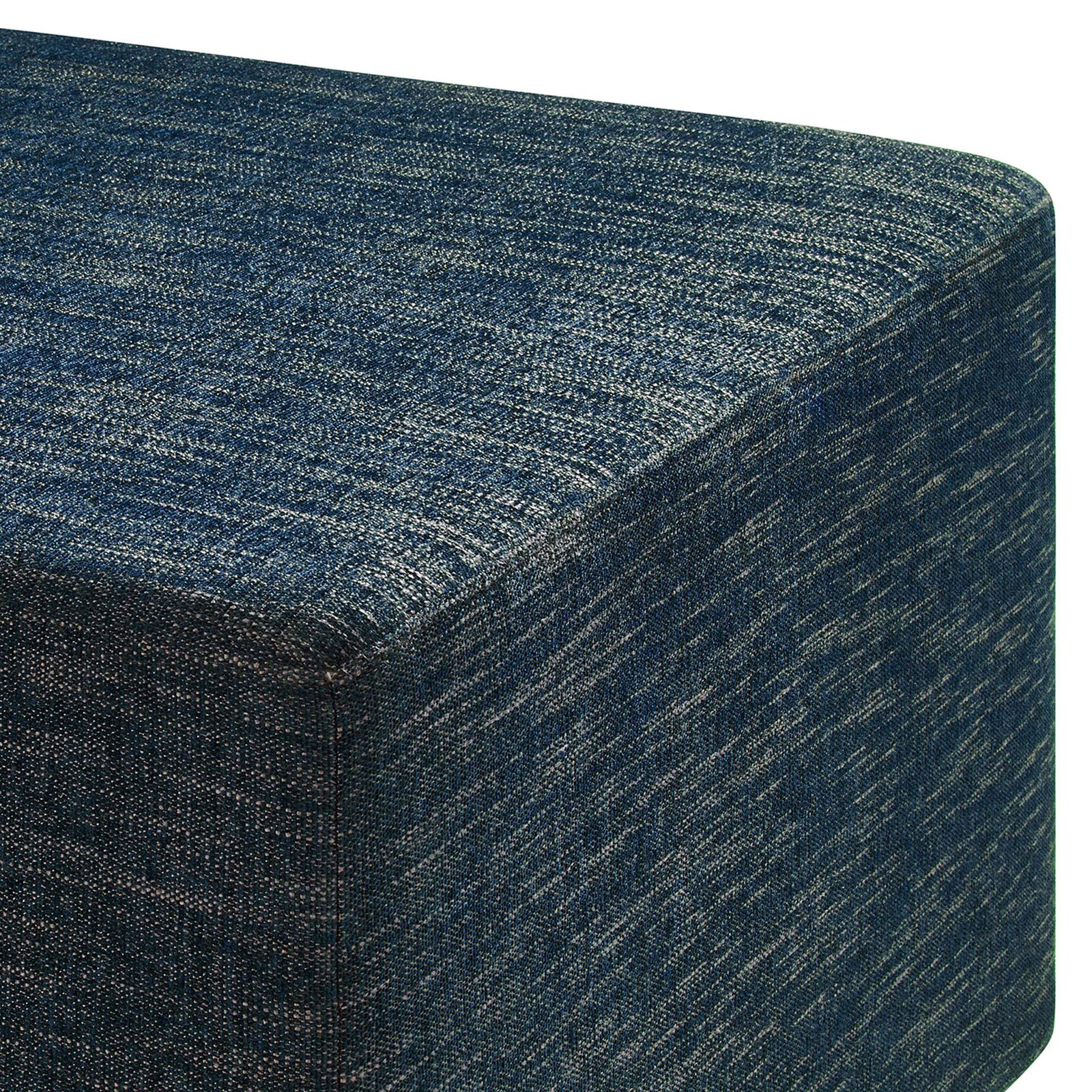 Heathered weave upholstery shows subtle tonal variation for a rich, textured look. || EEI-6642-HEA || detail_studio