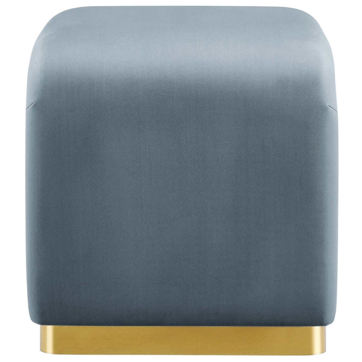 Rounded edges and plush foam cushioning offer comfortable seating with a sleek, streamlined profile || EEI-6733-BRA-CAB || side_studio
