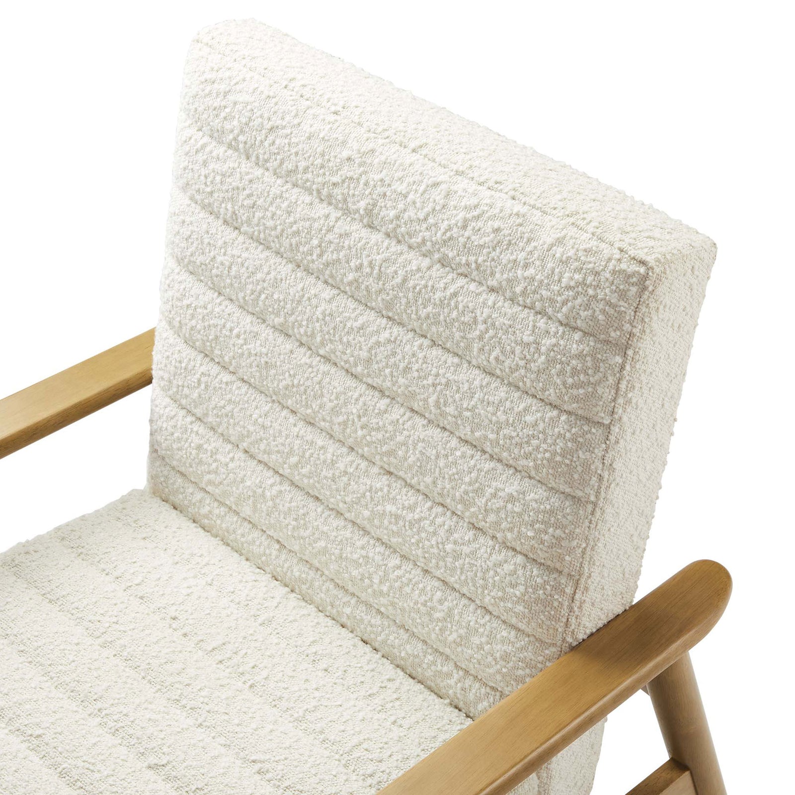 Boucle texture and horizontal channels create a soft, inviting feel || EEI-6780-FRO-IVO || detail_studio