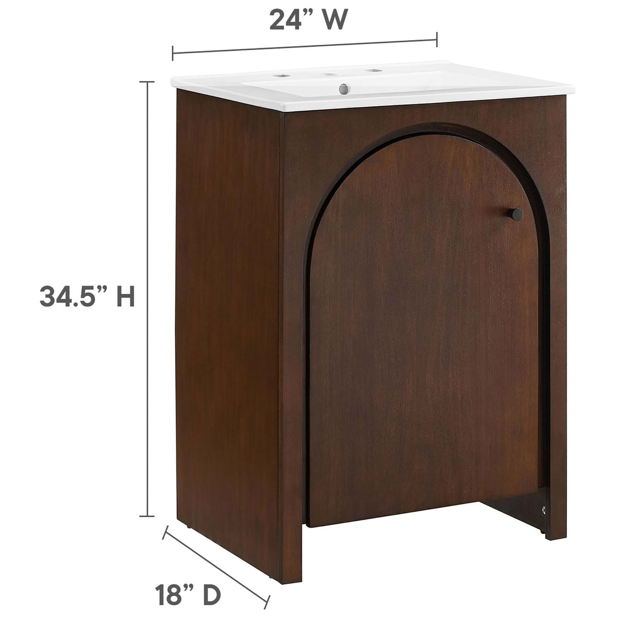 Dimensions: 24 in W x 34.5 in H x 18 in D vanity with integrated sink || EEI-6788-WAL-WHI || dimension_studio