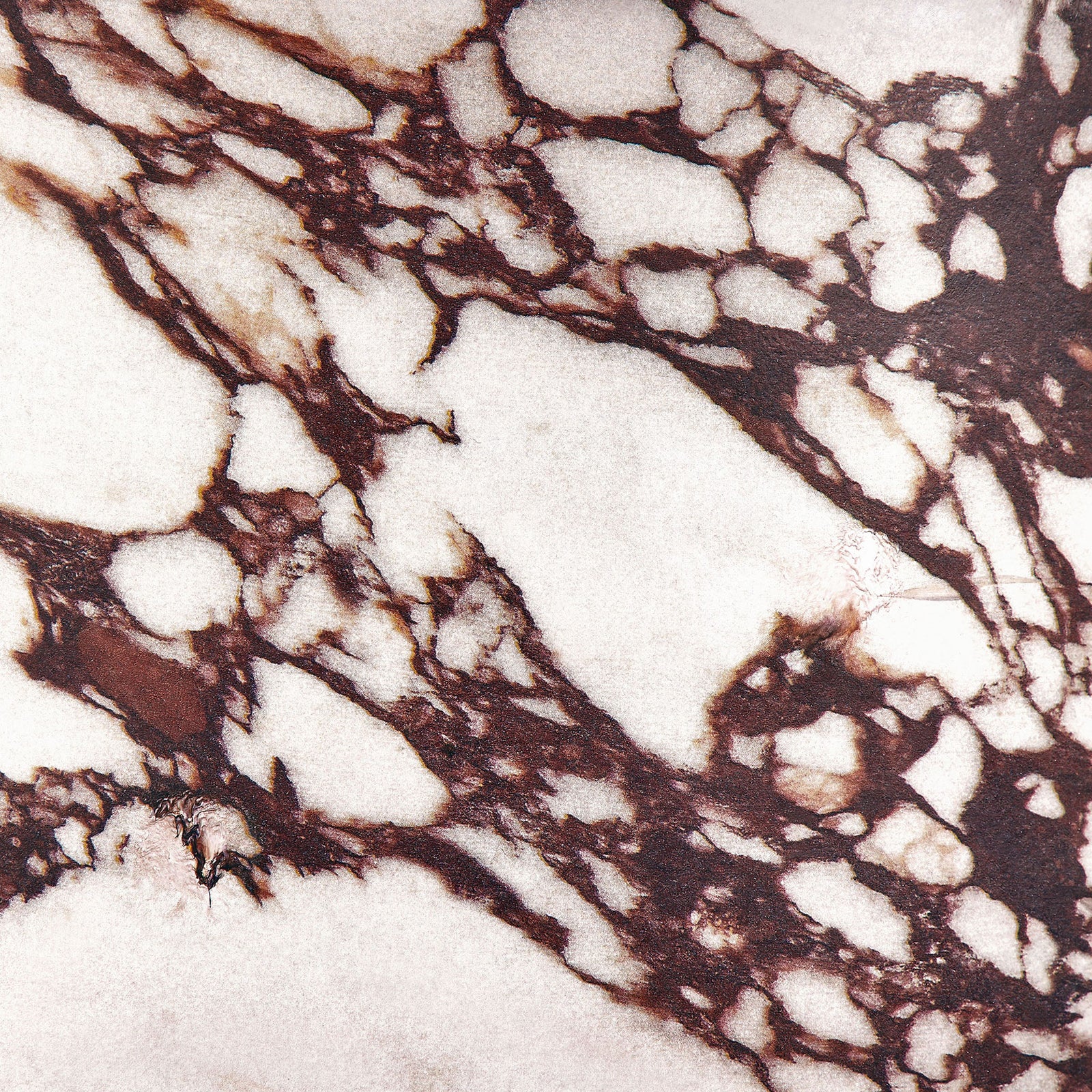 Bold marbled pattern in deep red and warm tones across the Alora coffee table finish || EEI-7091-RED || swatch_studio
