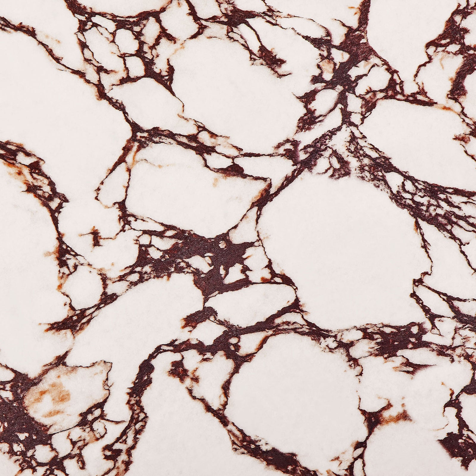 Red marble inspired veining forming organic shapes over a soft off white stone background || EEI-7091-RED || swatch_studio