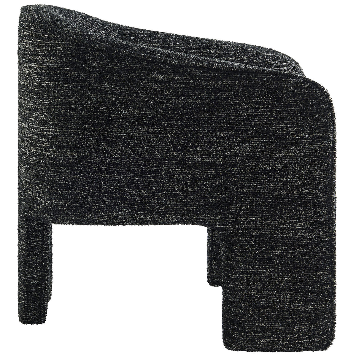 Sculpted silhouette with low back, wrapped arms, and thickly padded seat || EEI-7101-CHA || side_studio
