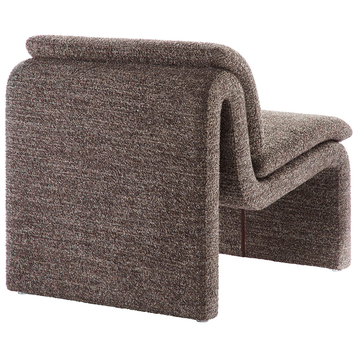 Seamlessly wrapped back and base highlight the chair's continuous, sculptural form || EEI-7103-ATQ || back_angle_studio