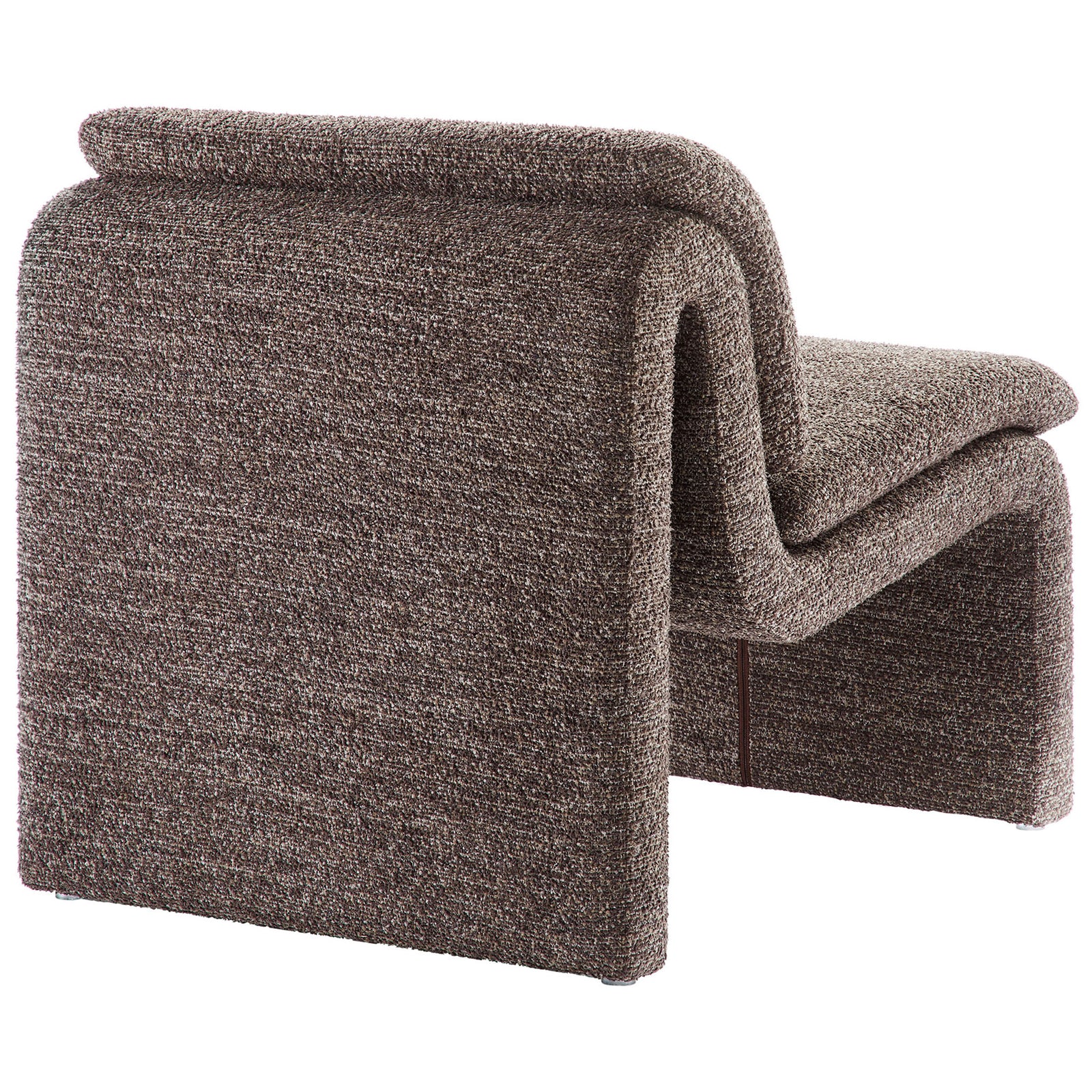 Seamlessly wrapped back and base highlight the chair's continuous, sculptural form || EEI-7103-ATQ || back_angle_studio