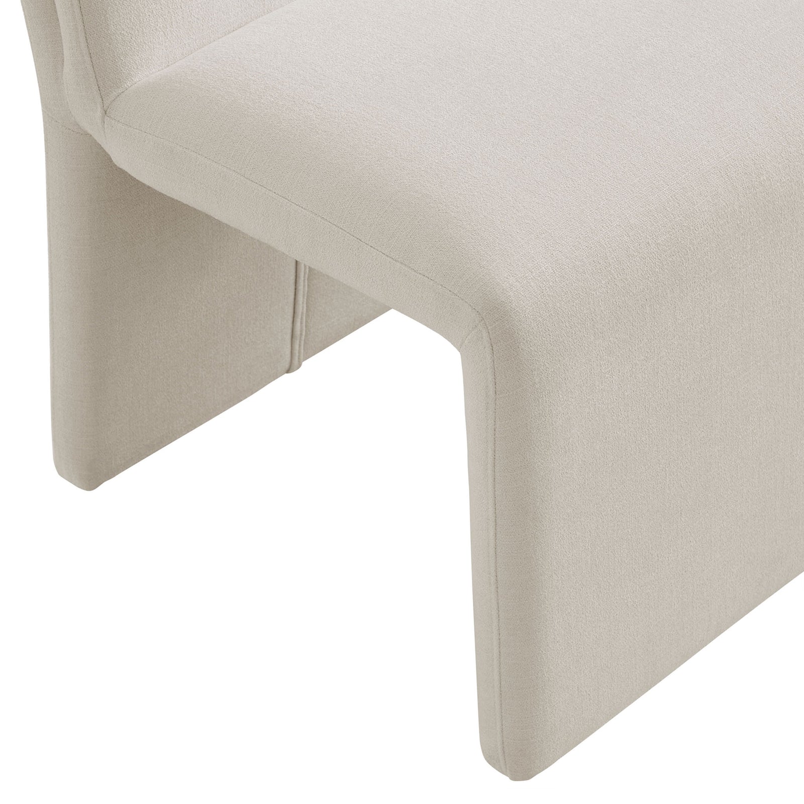 Emory chair folded base detail showing smooth upholstered legs and clean stitching || EEI-7185-SAL || leg_studio