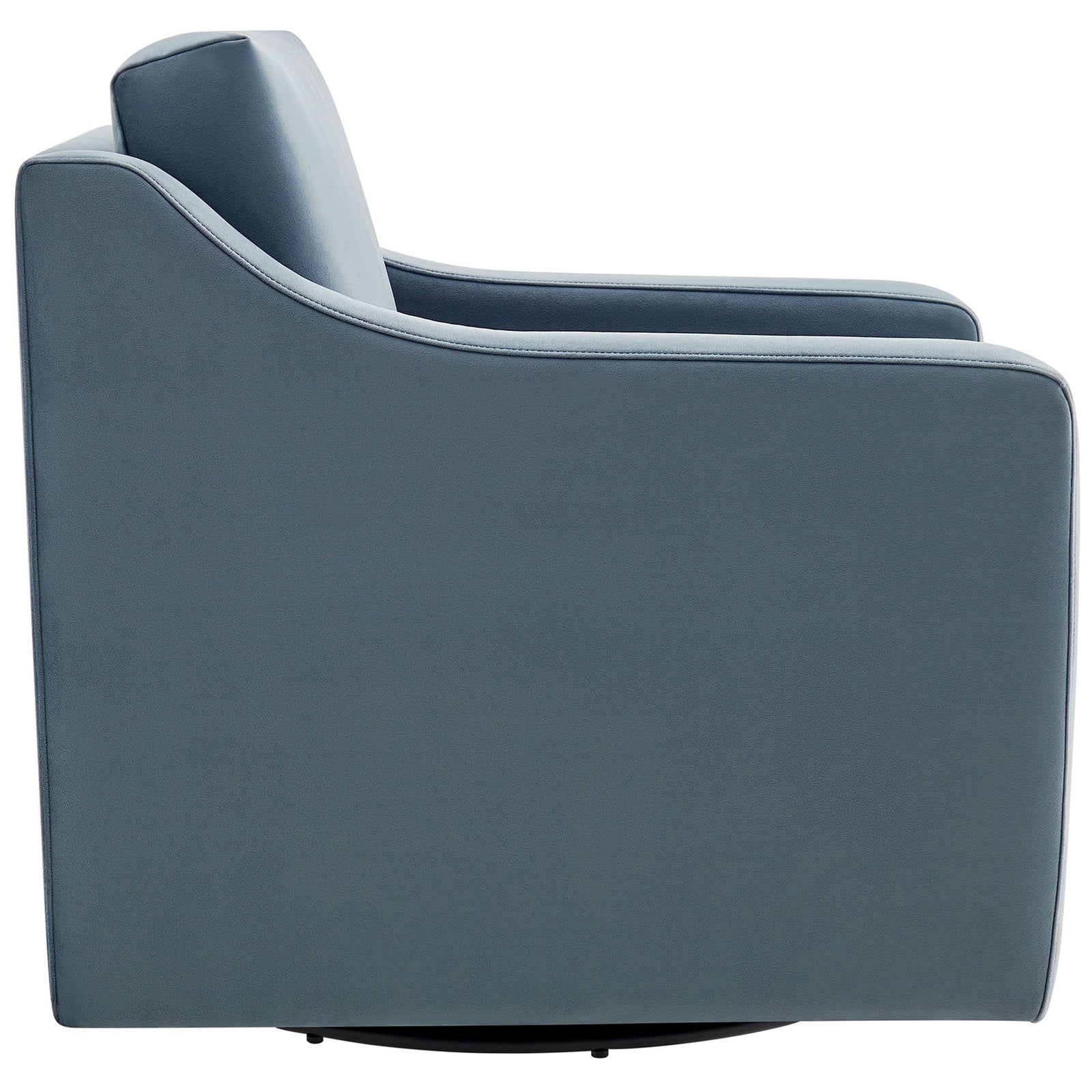 Streamlined silhouette with sculpted arm and tailored upholstery for a sleek, contemporary look || EEI-7282-CAB || side_studio