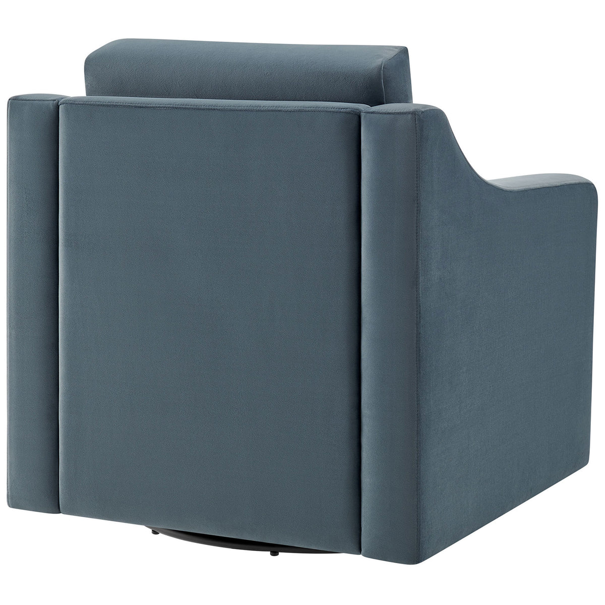 Clean, tailored back and sides with crisp piping and a low-profile pedestal base || EEI-7282-CAB || back_studio