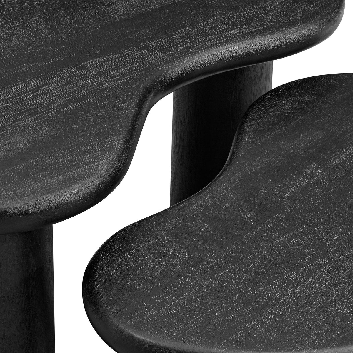 Rounded edges and textured black mango wood grain deliver a refined, tactile finish || EEI-7283-BLK || detail_studio