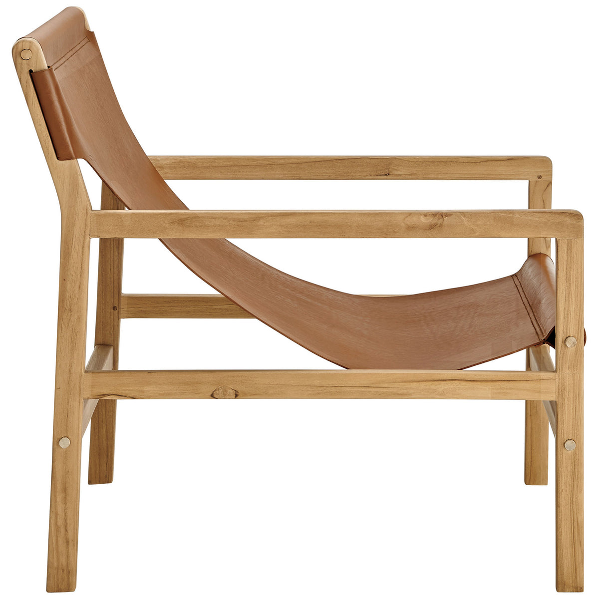 Low-slung profile with gently reclined seat for laid-back lounging || EEI-7324-CSN || side_studio