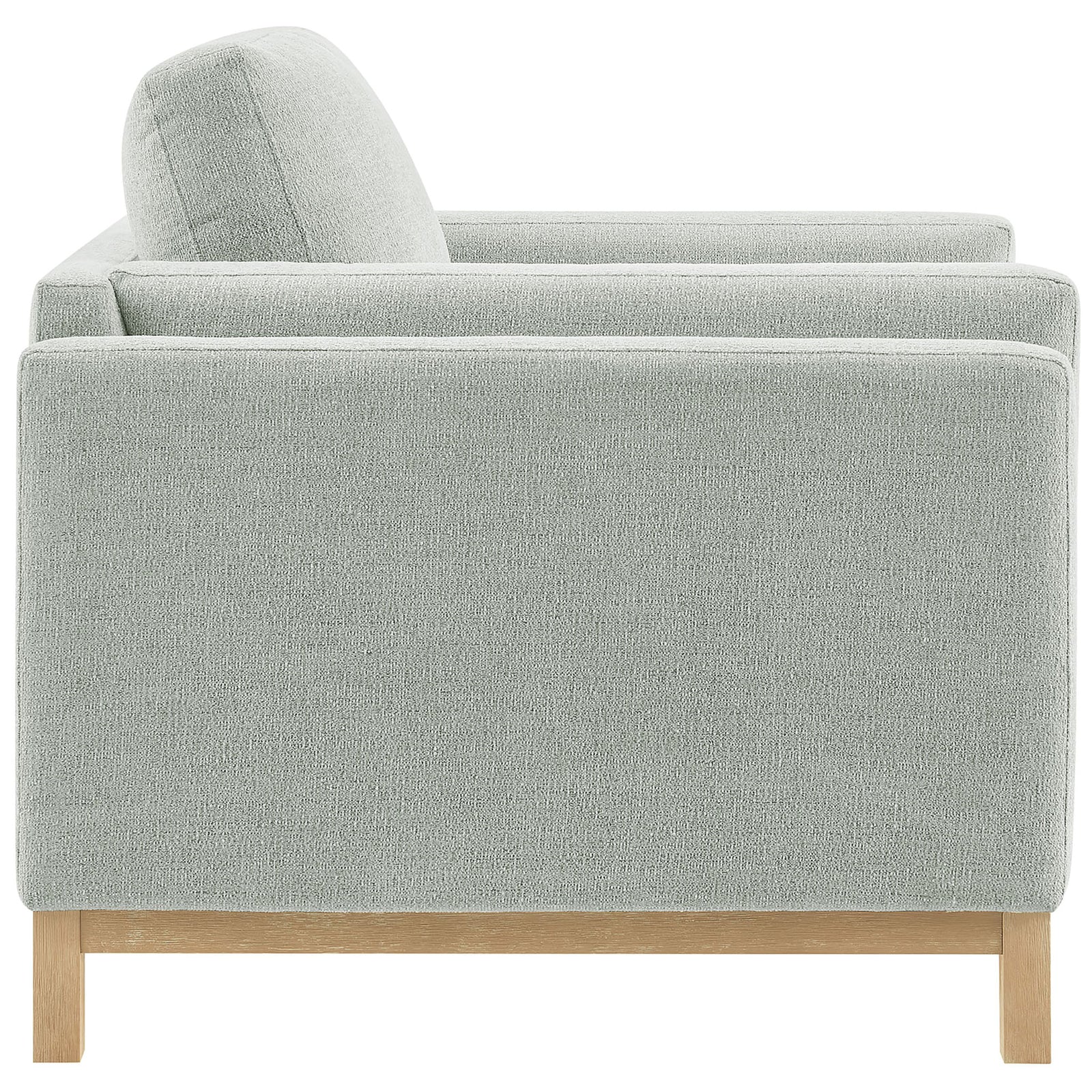 Thick track arms and low profile silhouette on a sturdy wood base || EEI-7329-MST || side_studio