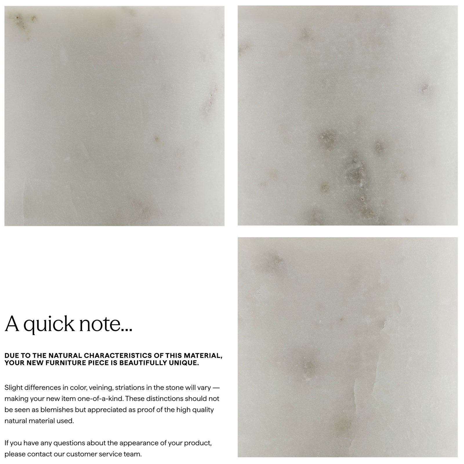 Natural marble variations make each tabletop unique, showcasing distinctive veining and tonal character. || EEI-7353-NAT || callout_studio