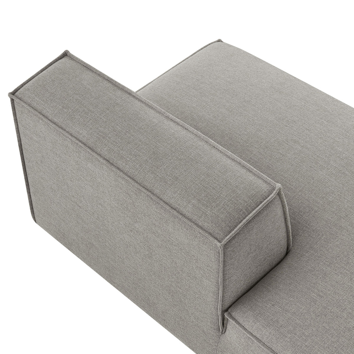 Performance fabric with French piping delivers a refined, durable finish for everyday living || EEI-7386-PEW || detail_studio