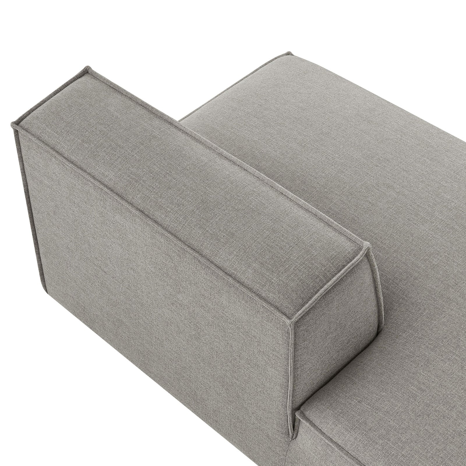 Performance fabric with French piping delivers a refined, durable finish for everyday living || EEI-7386-PEW || detail_studio