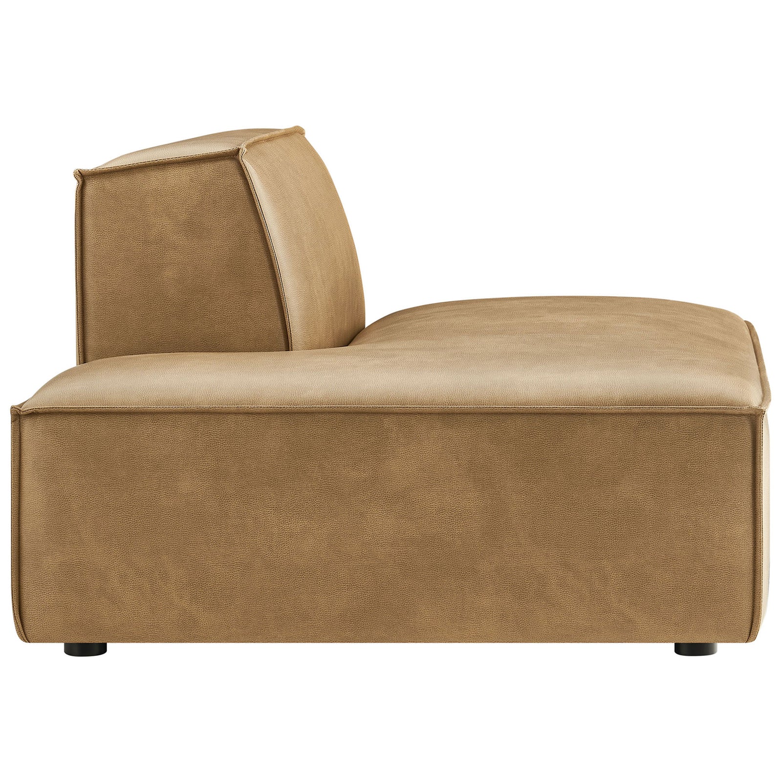 Sculpted left-facing profile with broad seat, tailored seams, and minimalist base || EEI-7387-TST || side_studio