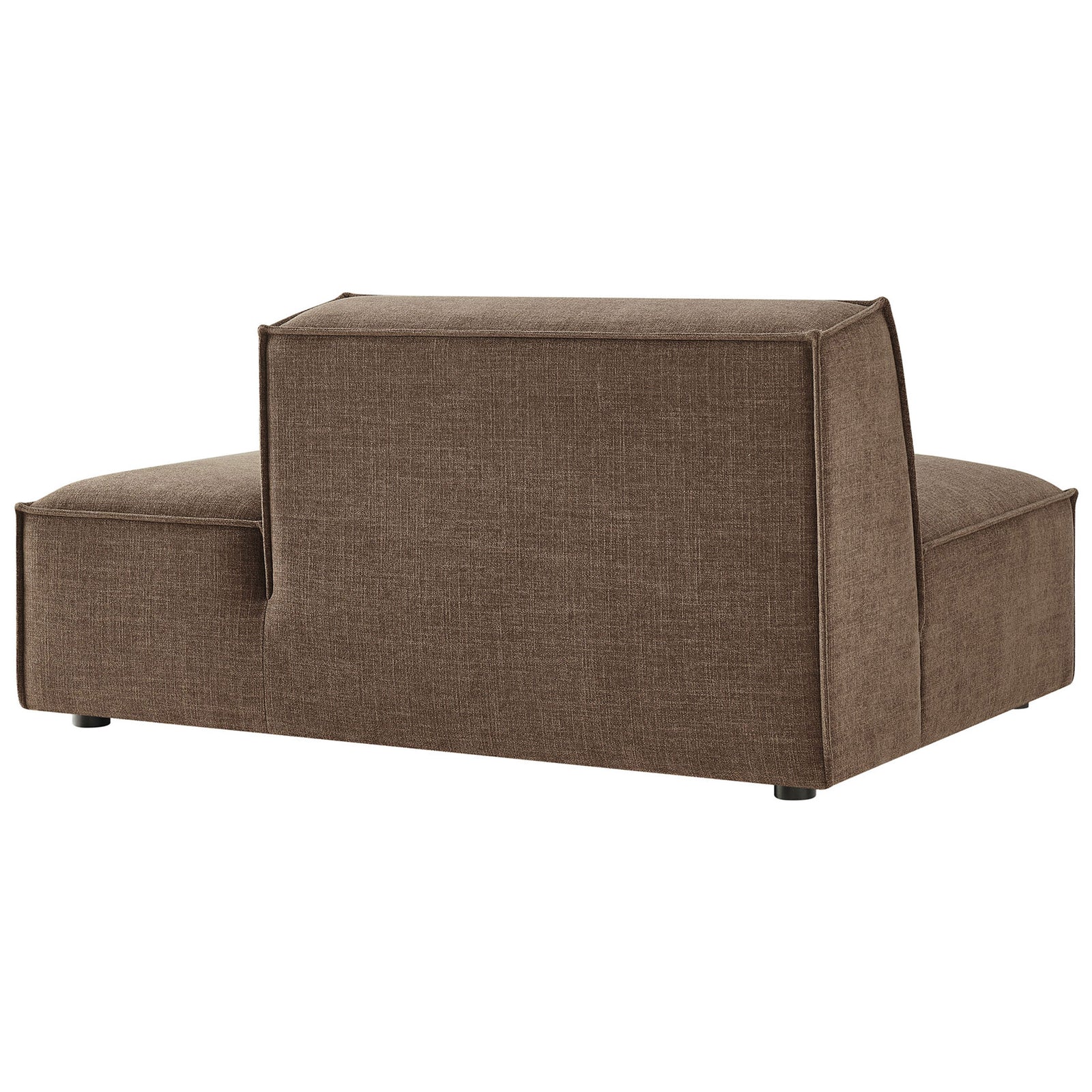 Sleek back design with tailored seams and minimalist form || EEI-7388-MOC || back_angle_studio