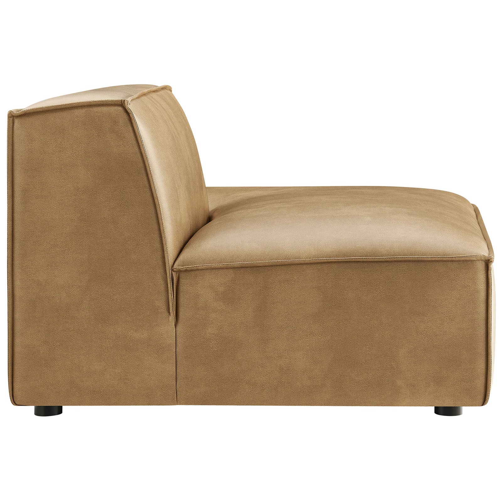 Right-facing side profile shows generous cushioning and tailored seams on a sleek base || EEI-7389-TST || side_studio