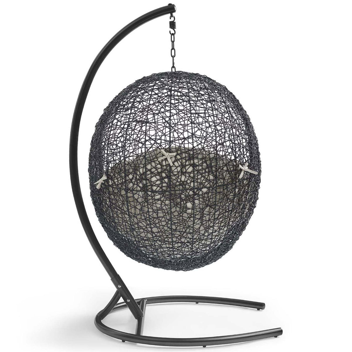 Open weave rattan shell wraps the deep beige cushion, creating a cozy cocoon seat || EEI-739-BEI-SET || back_studio
