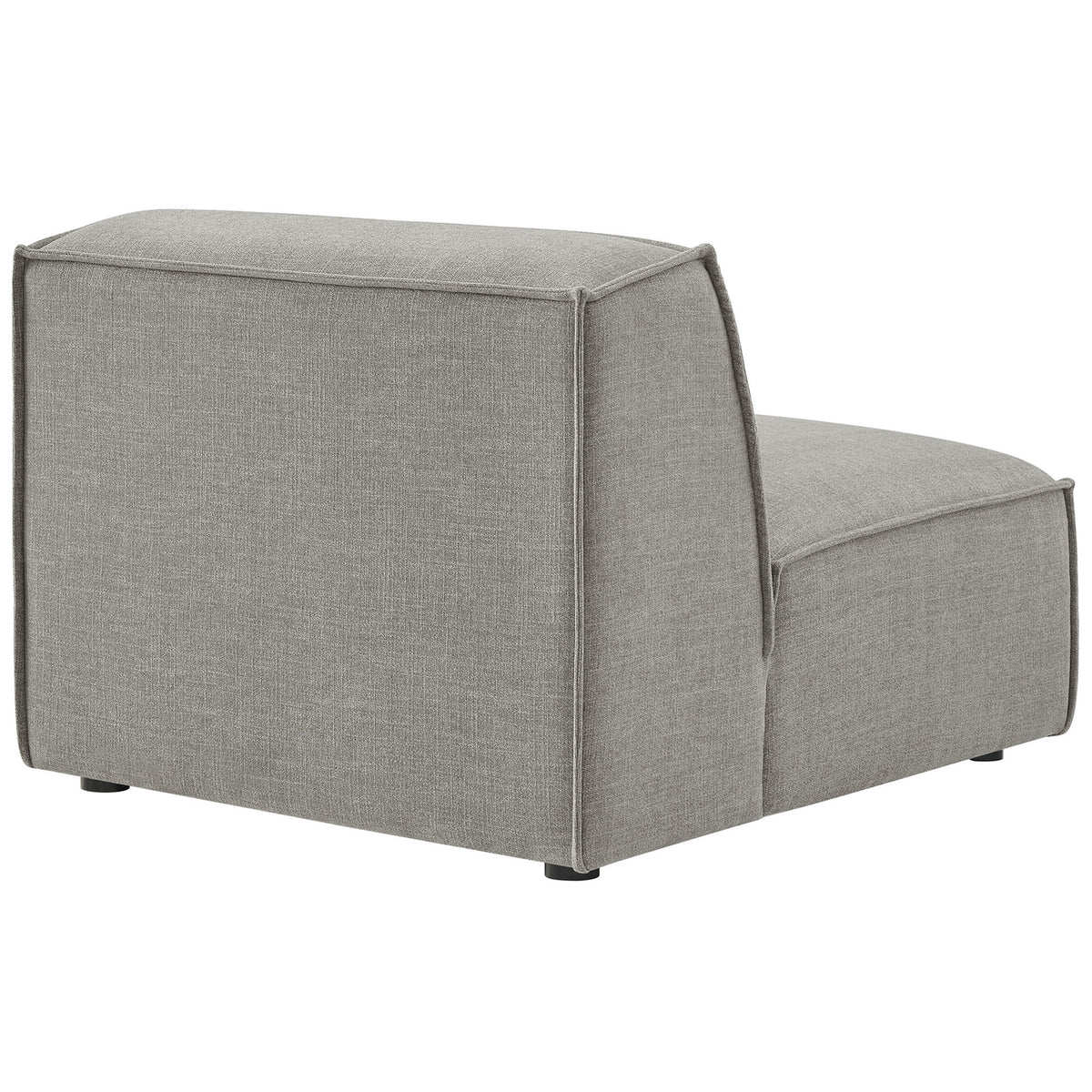 Clean back profile with refined French piping and neatly tailored seams || EEI-7395-PEW || back_angle_studio