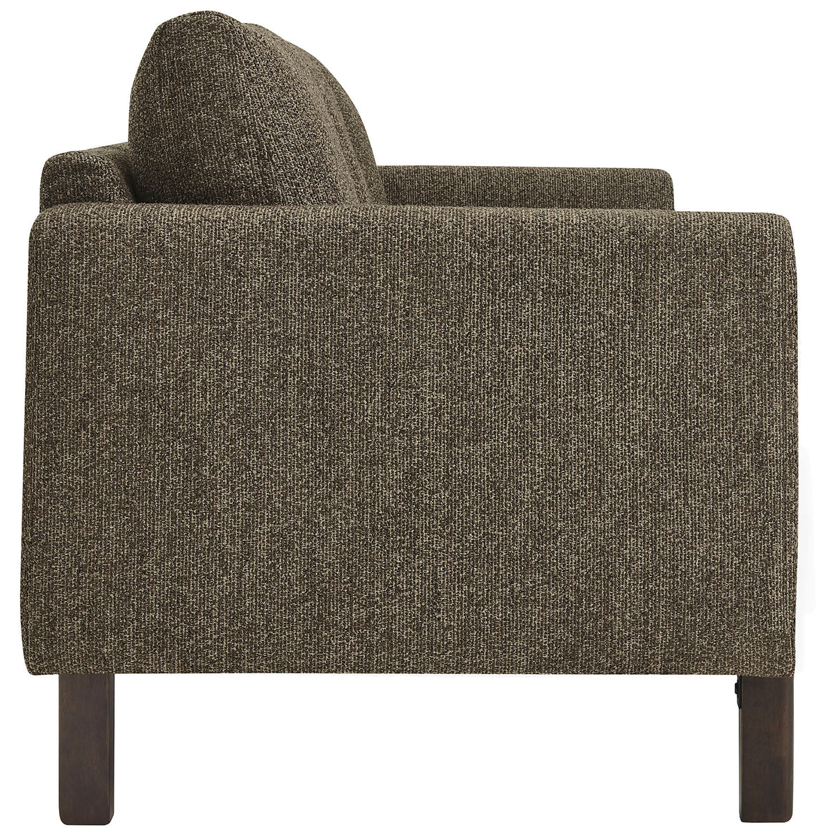 Antique espresso boucle sofa with slender track arms and a deep, lounge-ready seat || EEI-7461-ATQ-ESP || side_studio