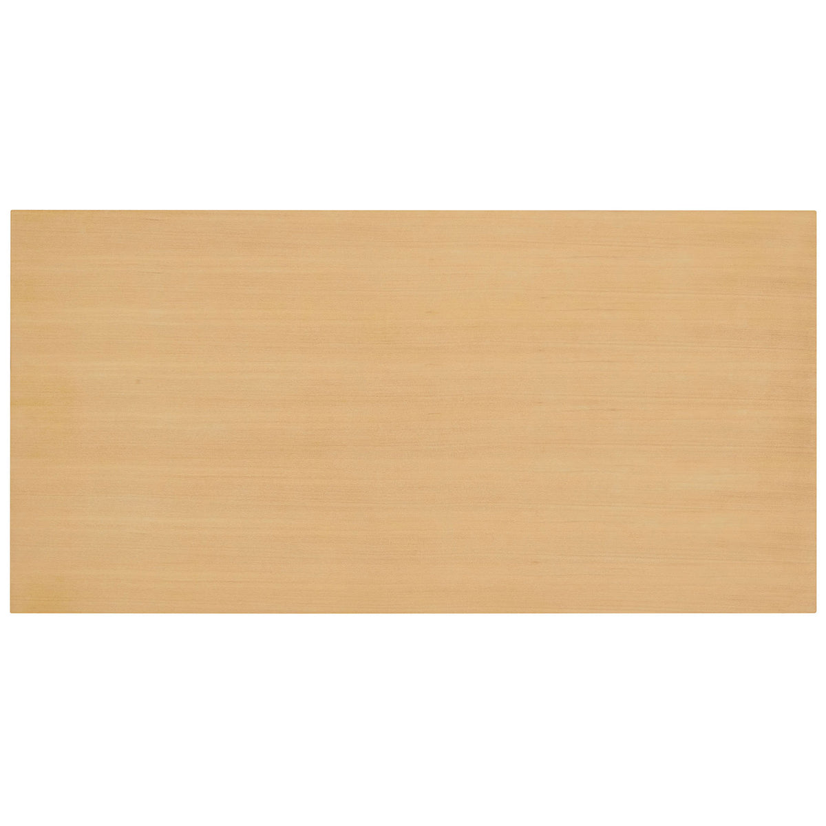 Spacious oak veneer tabletop with subtle wood grain pattern and smooth rectangular profile || EEI-7466-OAK || top_studio
