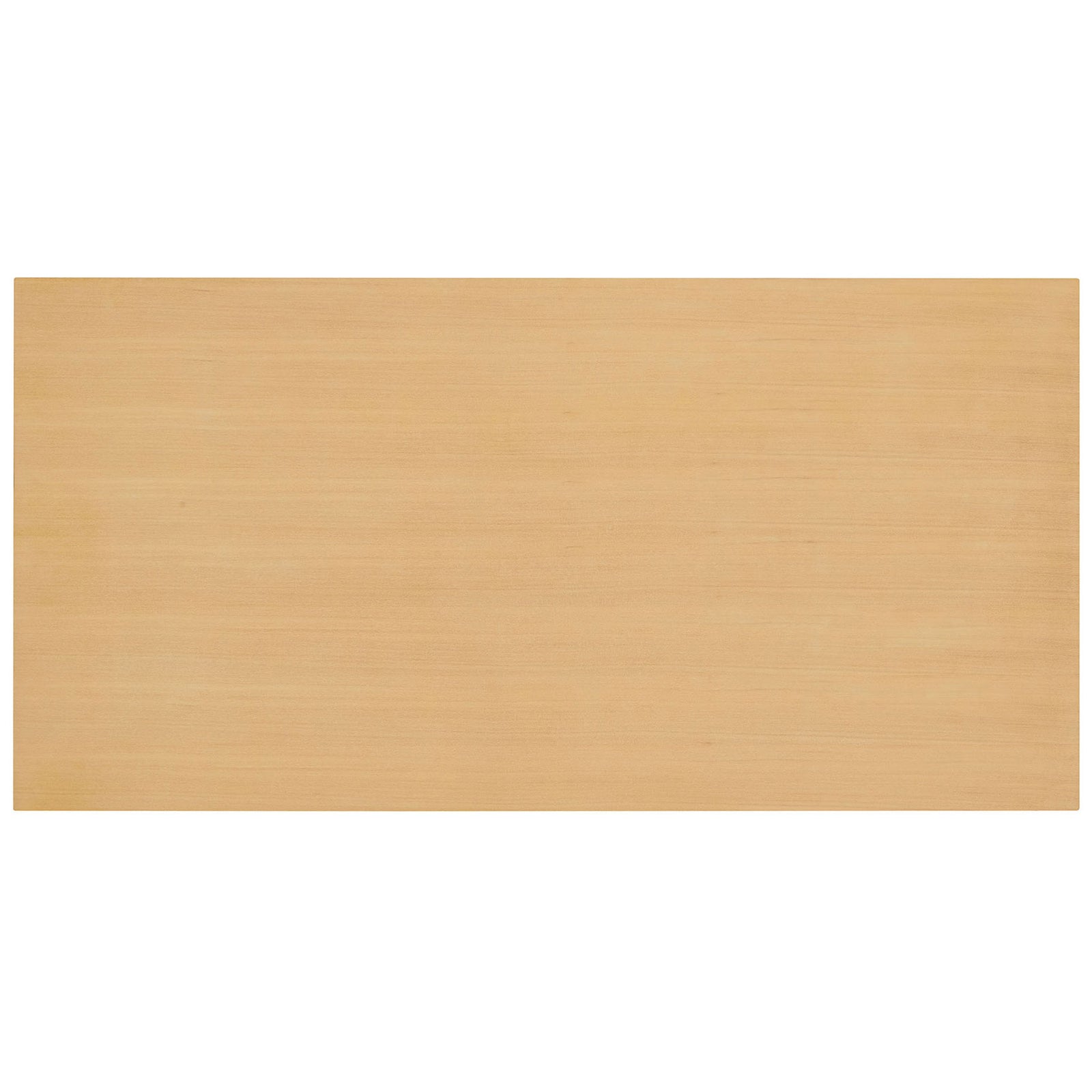Spacious oak veneer tabletop with subtle wood grain pattern and smooth rectangular profile || EEI-7466-OAK || top_studio