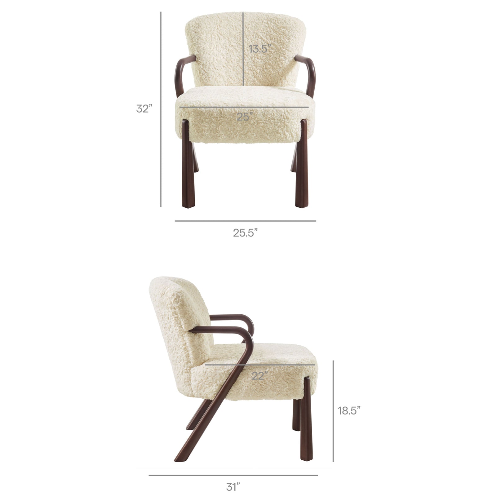 Generous proportions with deep seat and supportive back for relaxed lounging || EEI-7488-ECR || dimension_studio