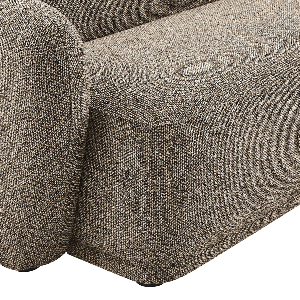 Boucle upholstery in an earth shade with dense, looped texture for a plush, tactile feel || EEI-7503-ETH || swatch_studio