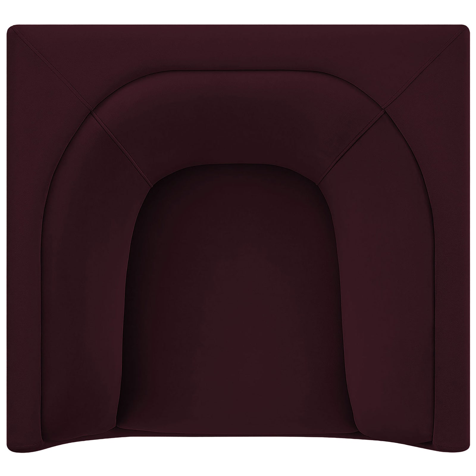 Enveloping curved backrest and spacious velvet seat for cocooning comfort || EEI-7566-MUL || top_studio