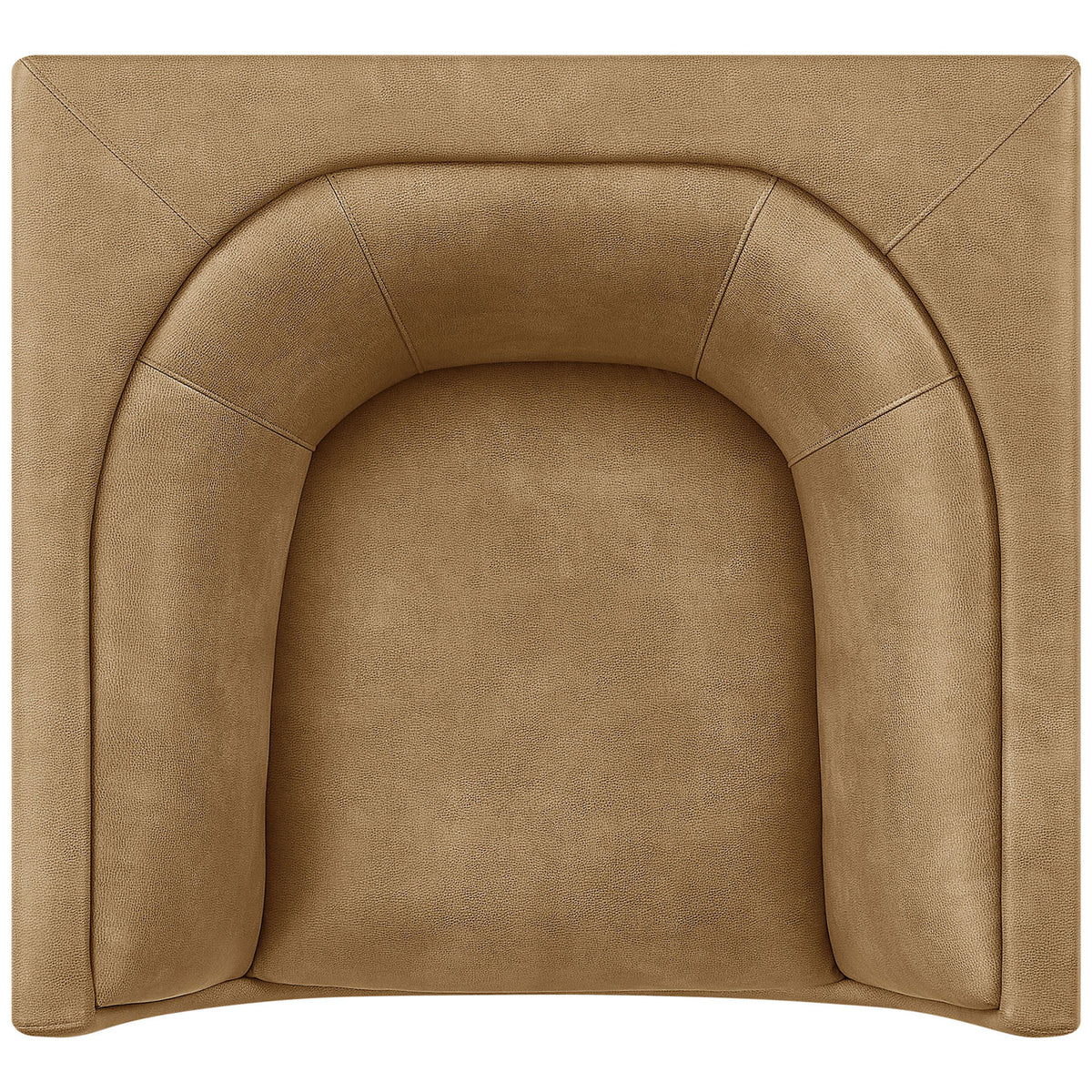 Sculpted seat well and a continuous curved back promise a cozy, enveloping sit || EEI-7569-TST || top_studio