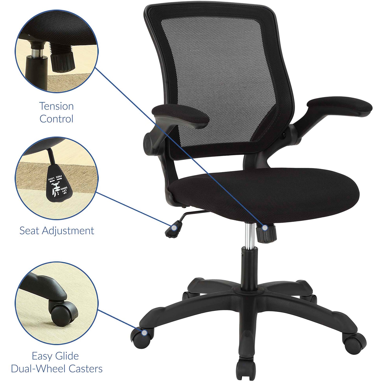 Verden Mesh Office Chair Black