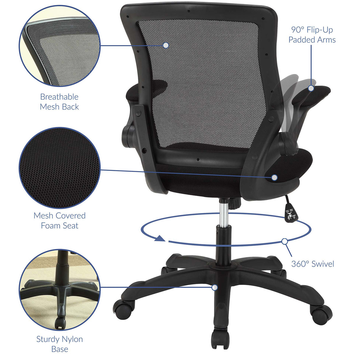 Verden Mesh Office Chair Black