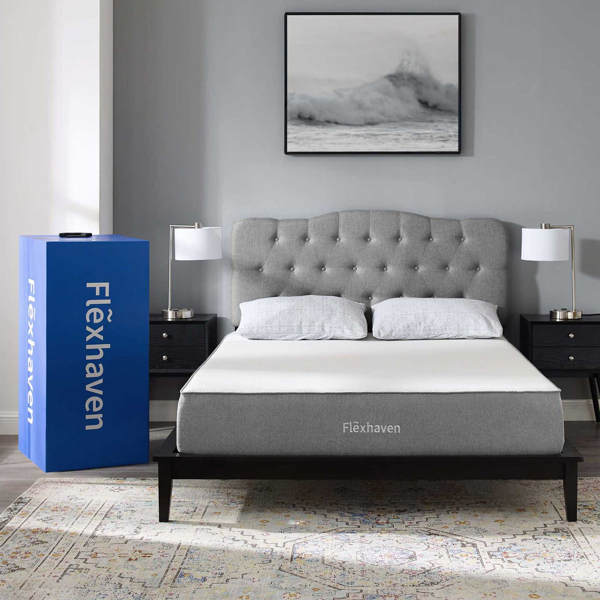 Flexhaven 10" Pressure-Relief Memory Foam Mattress White