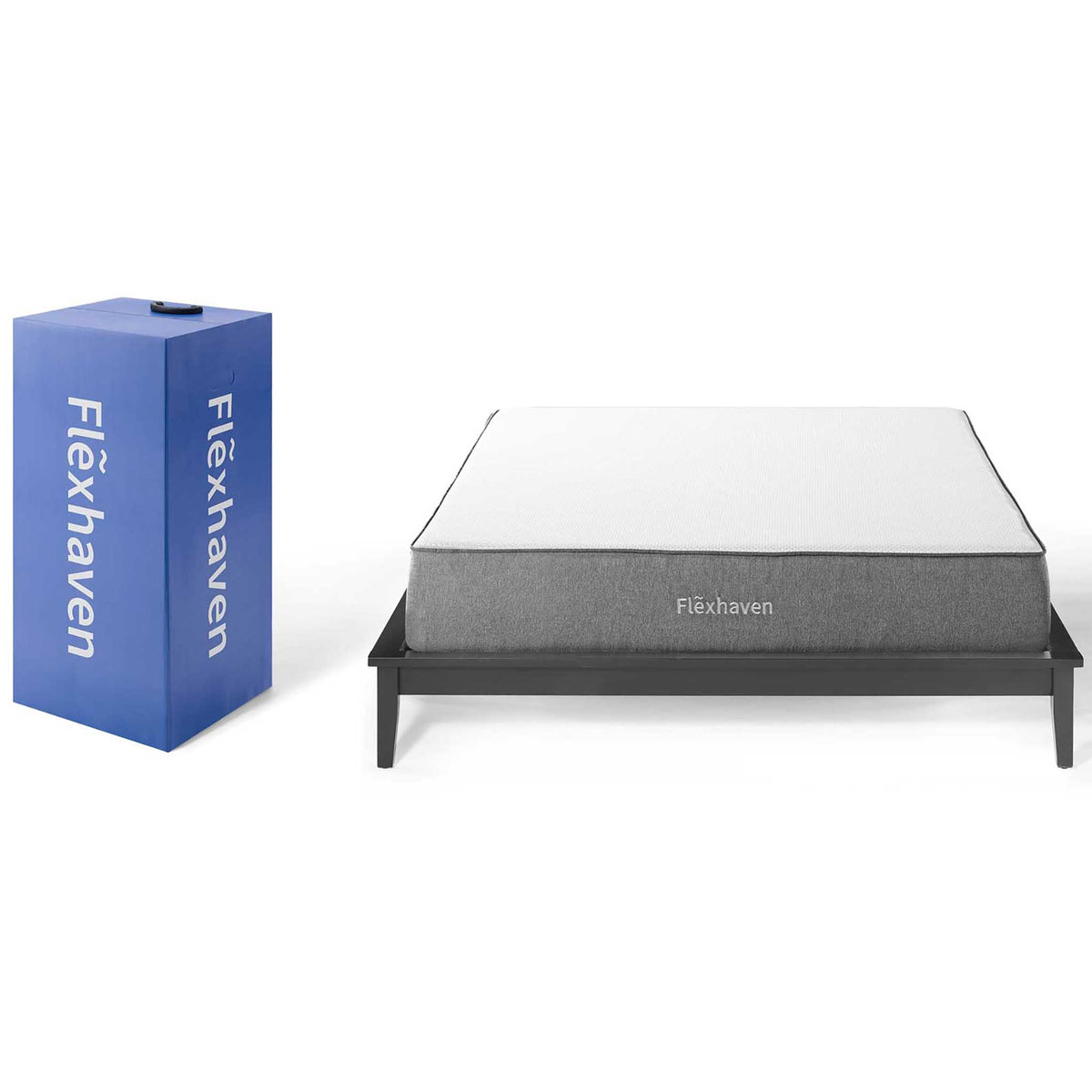 Flexhaven 10" Pressure-Relief Memory Foam Mattress White